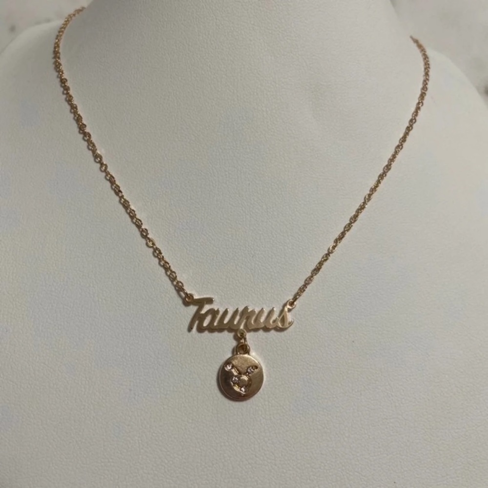 Taurus Zodiac Necklace